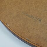 Large danish modern wall mirror with rosewood frame 1960s