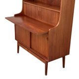 Danish library and its teak secretary 1960 by Johannes Sorth