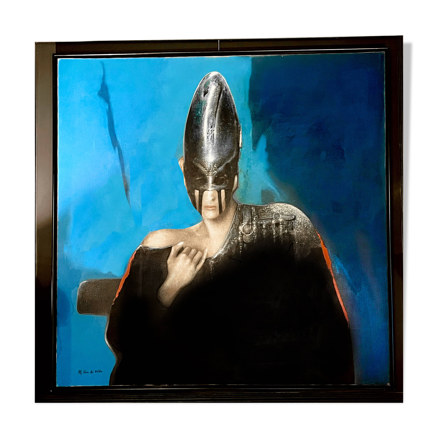 Realistic and fantastic painting, Michel Van de Velde 'Marine Metamorphosis' oil on canvas 1993