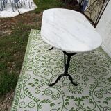 Oval bistro table