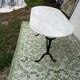 Oval bistro table