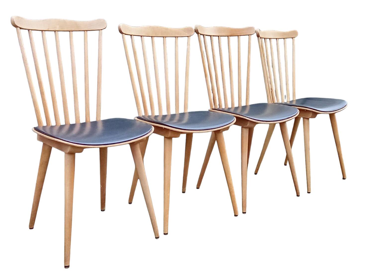Set of 4 Baumann Sonate chairs