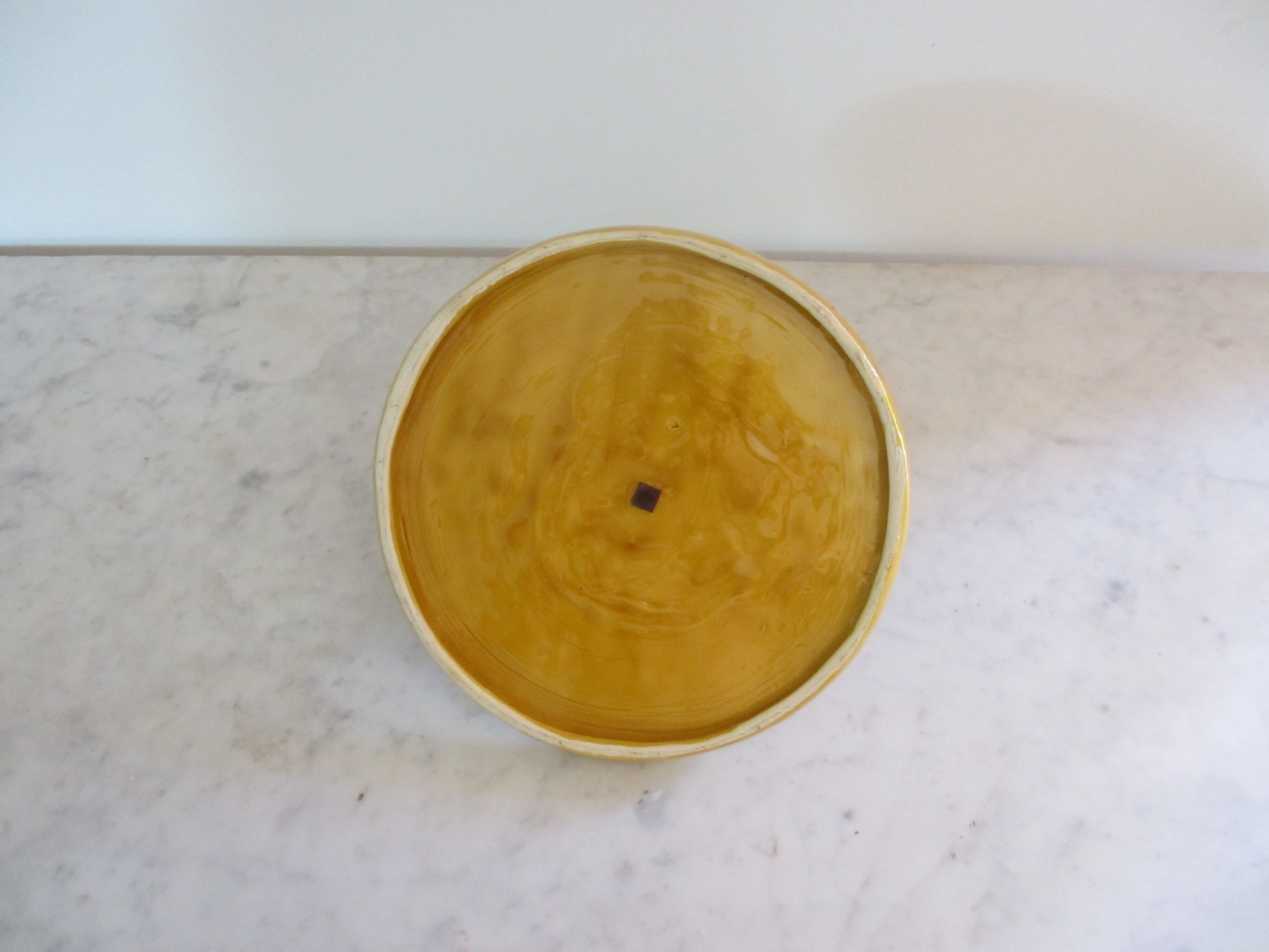 Plateau à fromage en faïence émaillée