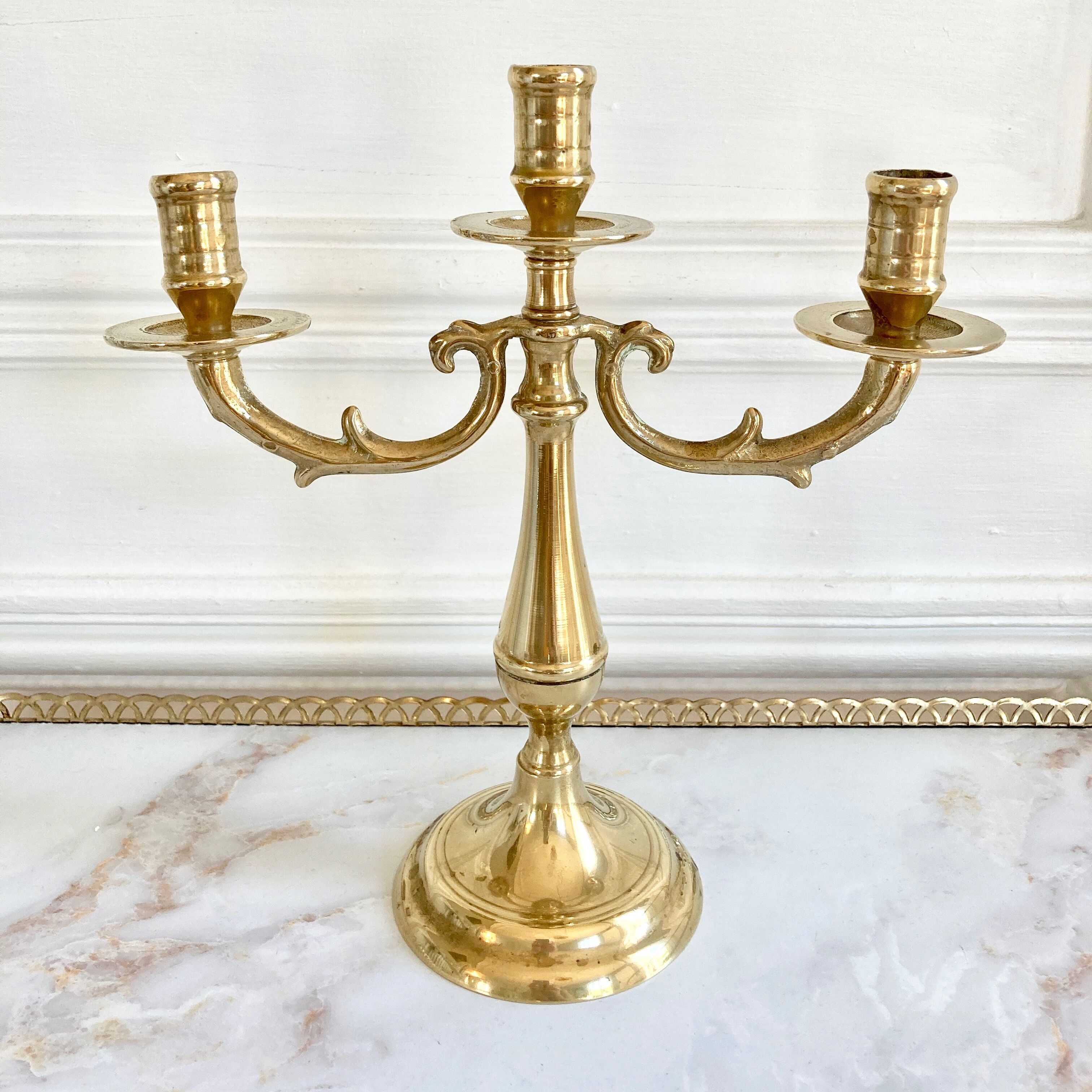 Brass candlestick