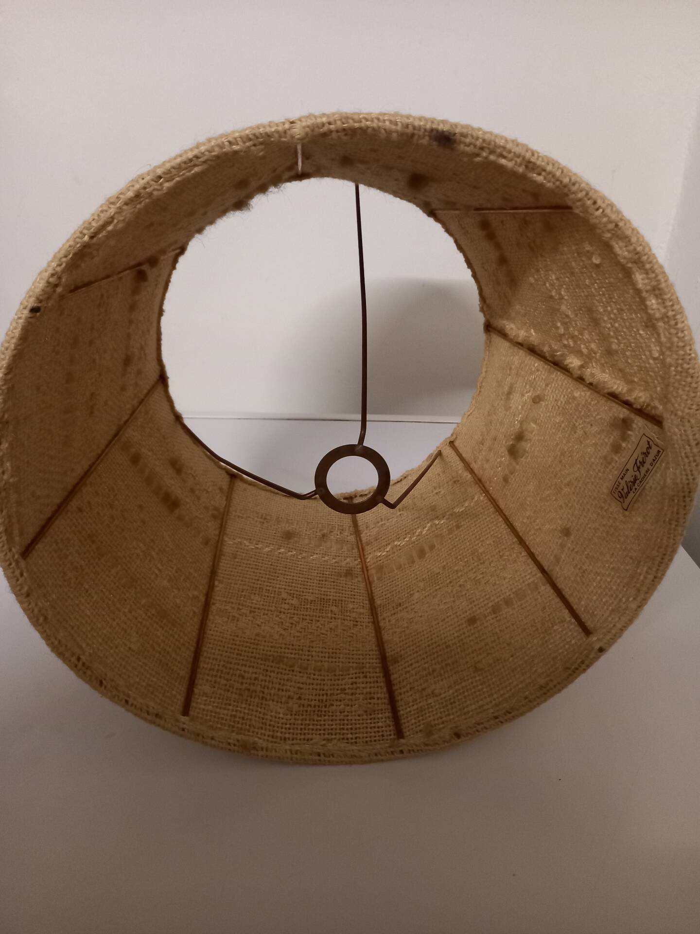 Vintage woven lampshade