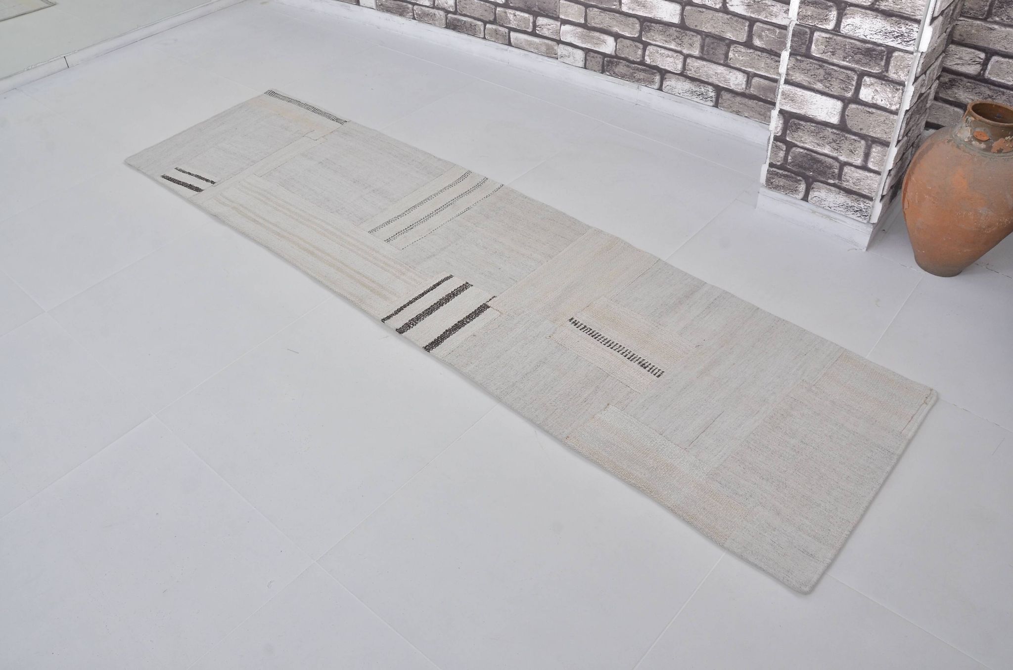 Stripe Vintage Hemp Runner sku 3809