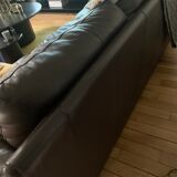 Natuzzi 3-seater leather sofa
