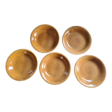 Set of 5 plates caps Longchamp sandstone aspect