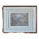 Pastel painting "Saint Petersburg" Winter Palace signed + frame
