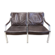 Leather sofa by Preben Fabricius and Jorgen Kastholm for Walter Knoll, 1960