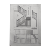 Carpentry board " Escalier à la Française "