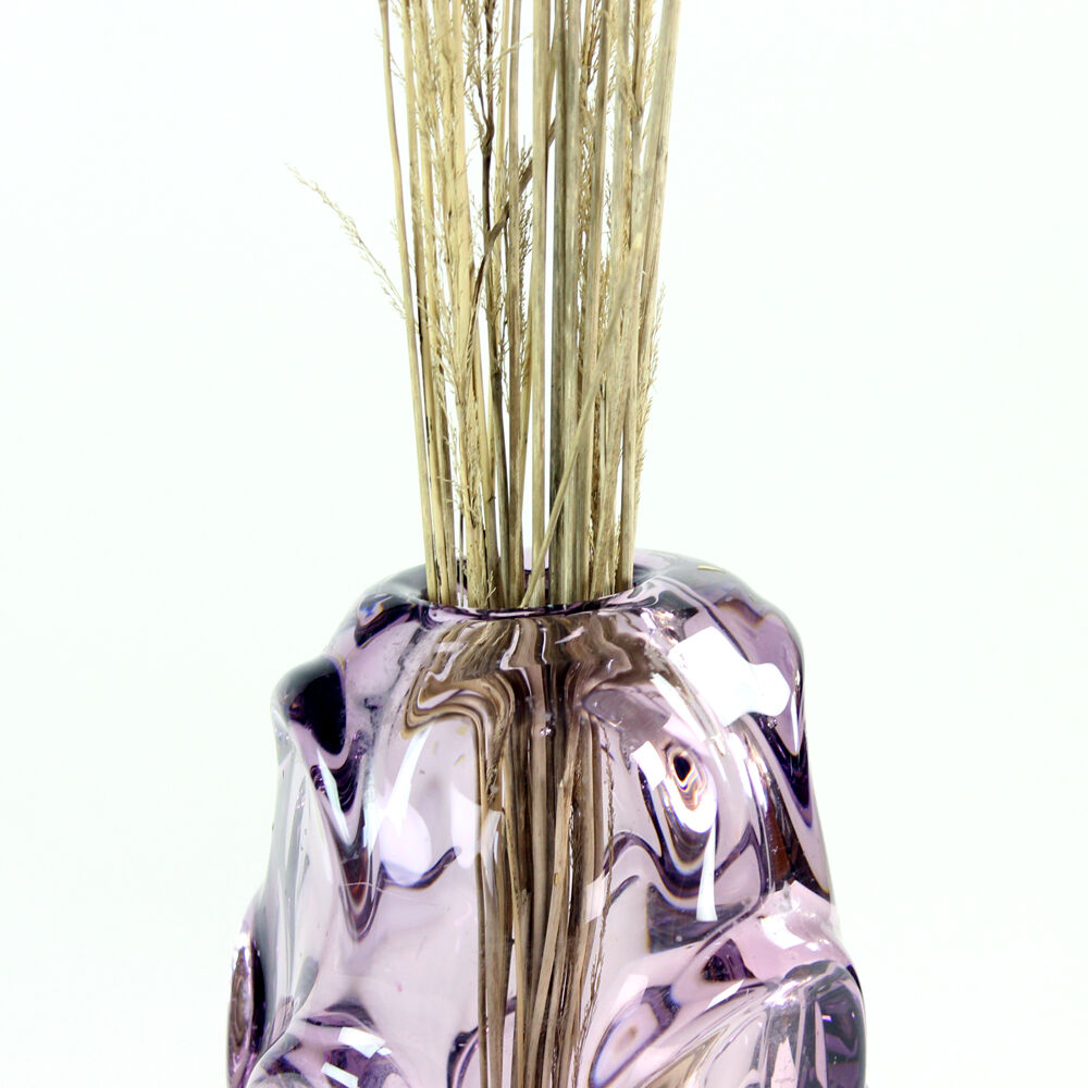 Vase en verre par Jan Beranek pour Skrdlovice, Tchécoslovaquie années 1960