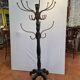 Wooden parrot coat rack