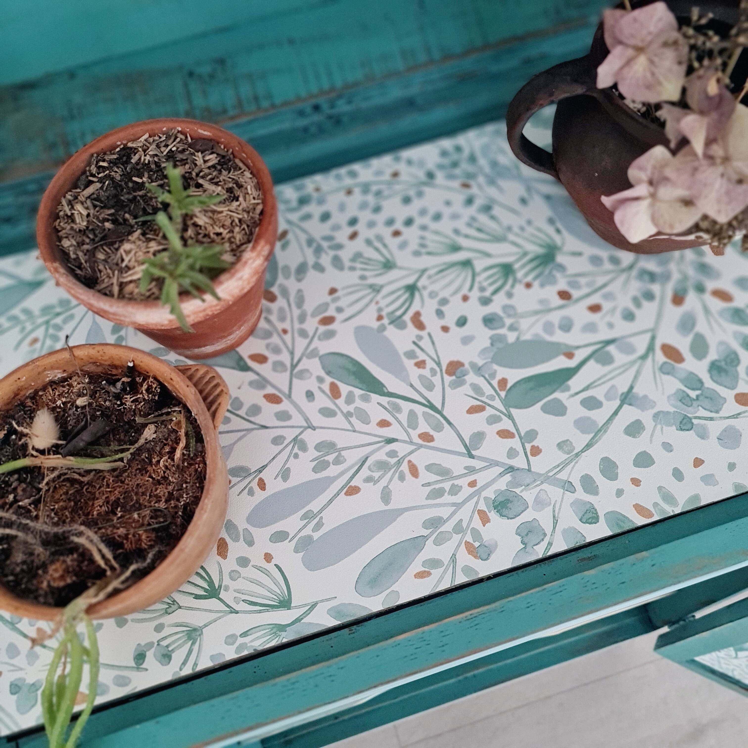 Parisian buffet with blue patina