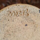 Enamelled stoneware pitcher signed La Borne