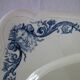 Large Terre de Fer Clairefontaine Renaissance 19th Century Platter