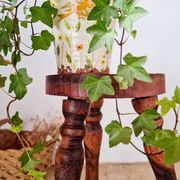 Tripod wooden stool - brutalist