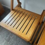 Paire de chaises pliantes vintage des années 70-80