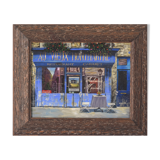 Paris Cafe 'Au Vieux Montmartre' - Oil on Canvas