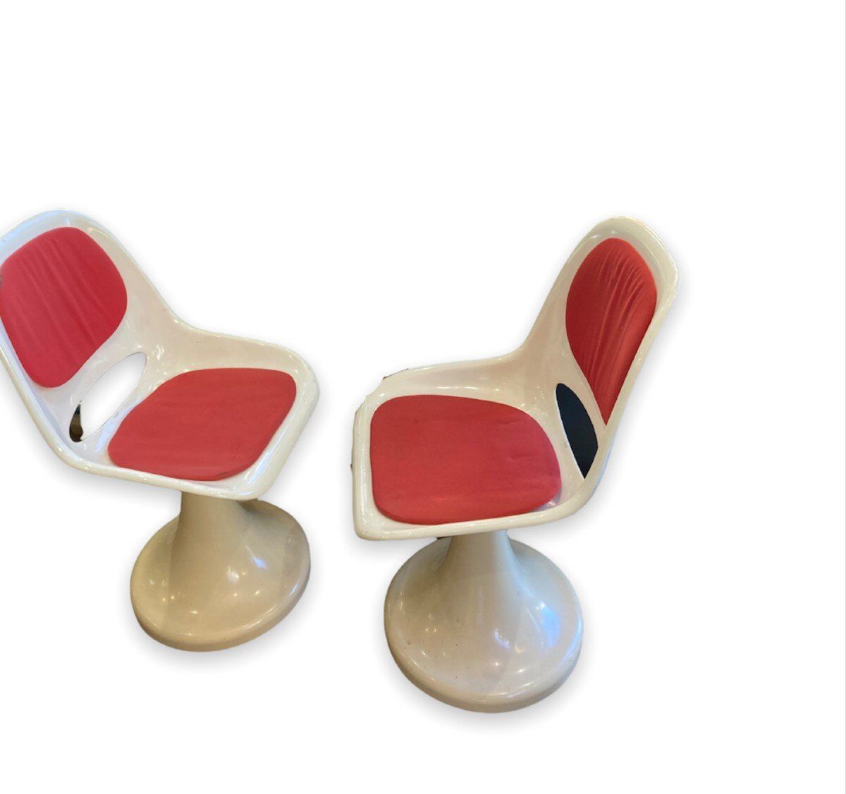 Pair of vintage chairs 1960-1970 Friedrich Stuckenbroker