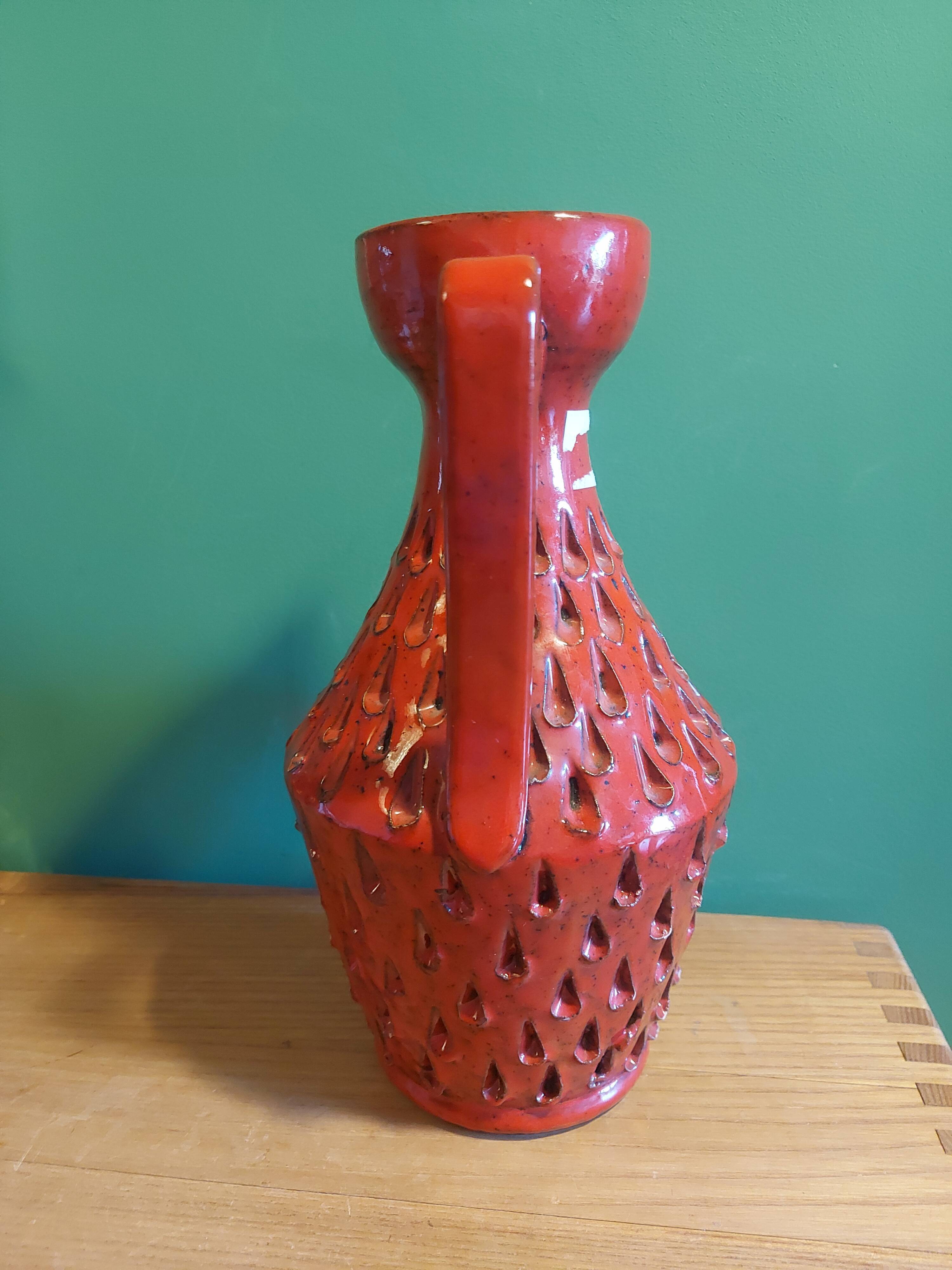 Pichet fraise en céramique Fratelli Fanciullaci