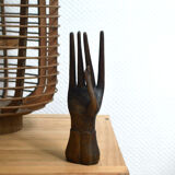 Main baguier en bois
