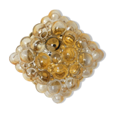 Glass wall lamp by Helena Tynell for Glashütte Limburg vintage design