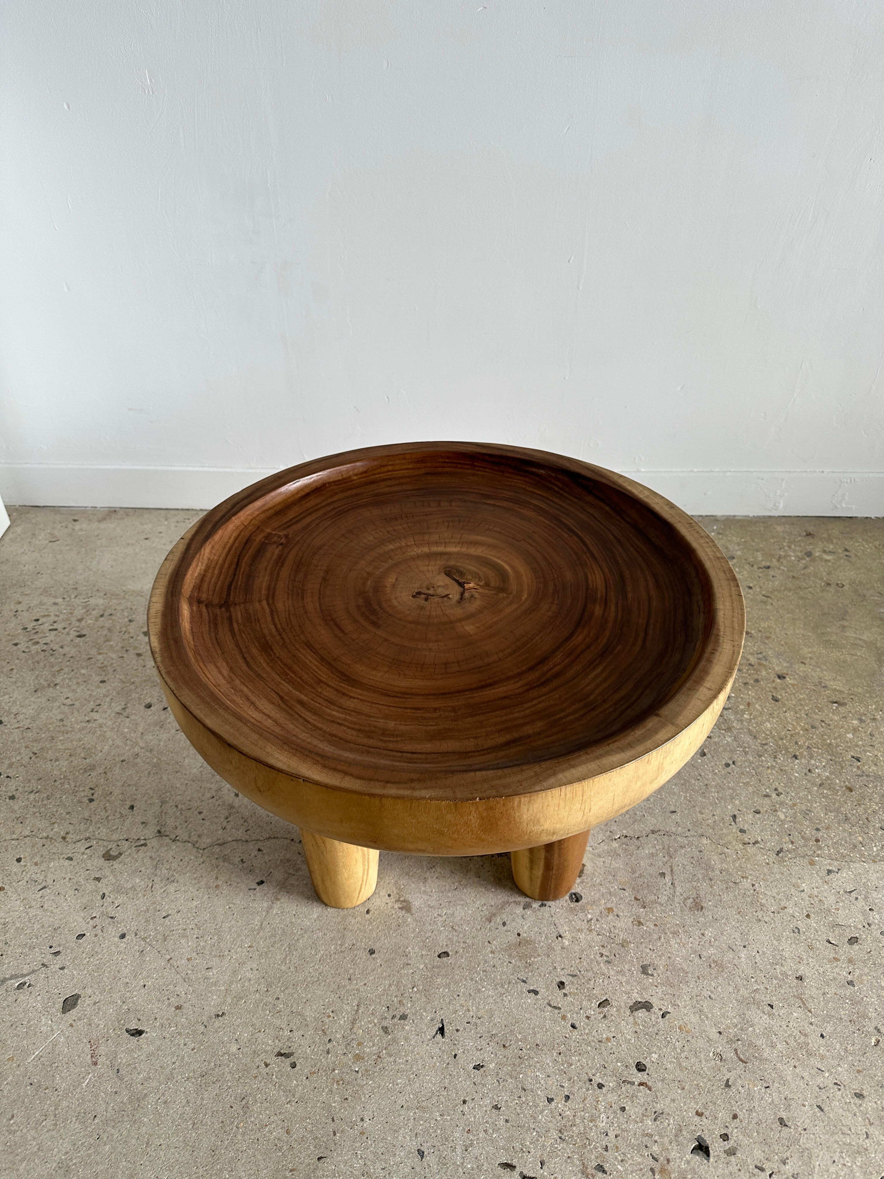Coffee table, quadripod suar coffee table
