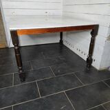 Marble dining table, 120cm × 120cm L×W