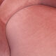 Fauteuil crapaud rose vintage