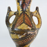 Iddeqi Kabyle pottery, Kabyle amphora,Berbere, Kabyle folk art. Year 50