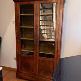Louis Philippe style mahogany display cabinet