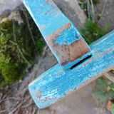 Tabouret / marche pied ancien en bois