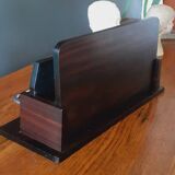 Art Deco Mail Rack 1930 Macassar ebony
