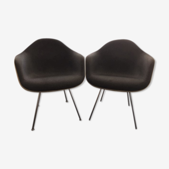 Paire fauteuils dax Charles Eames pour Herman Miller 1970