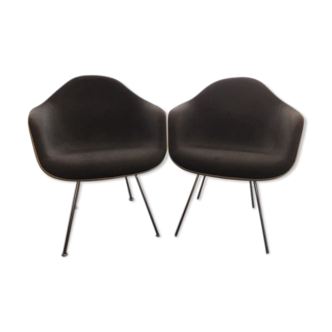 Pair dax armchairs Charles Eames for Herman Miller 1970
