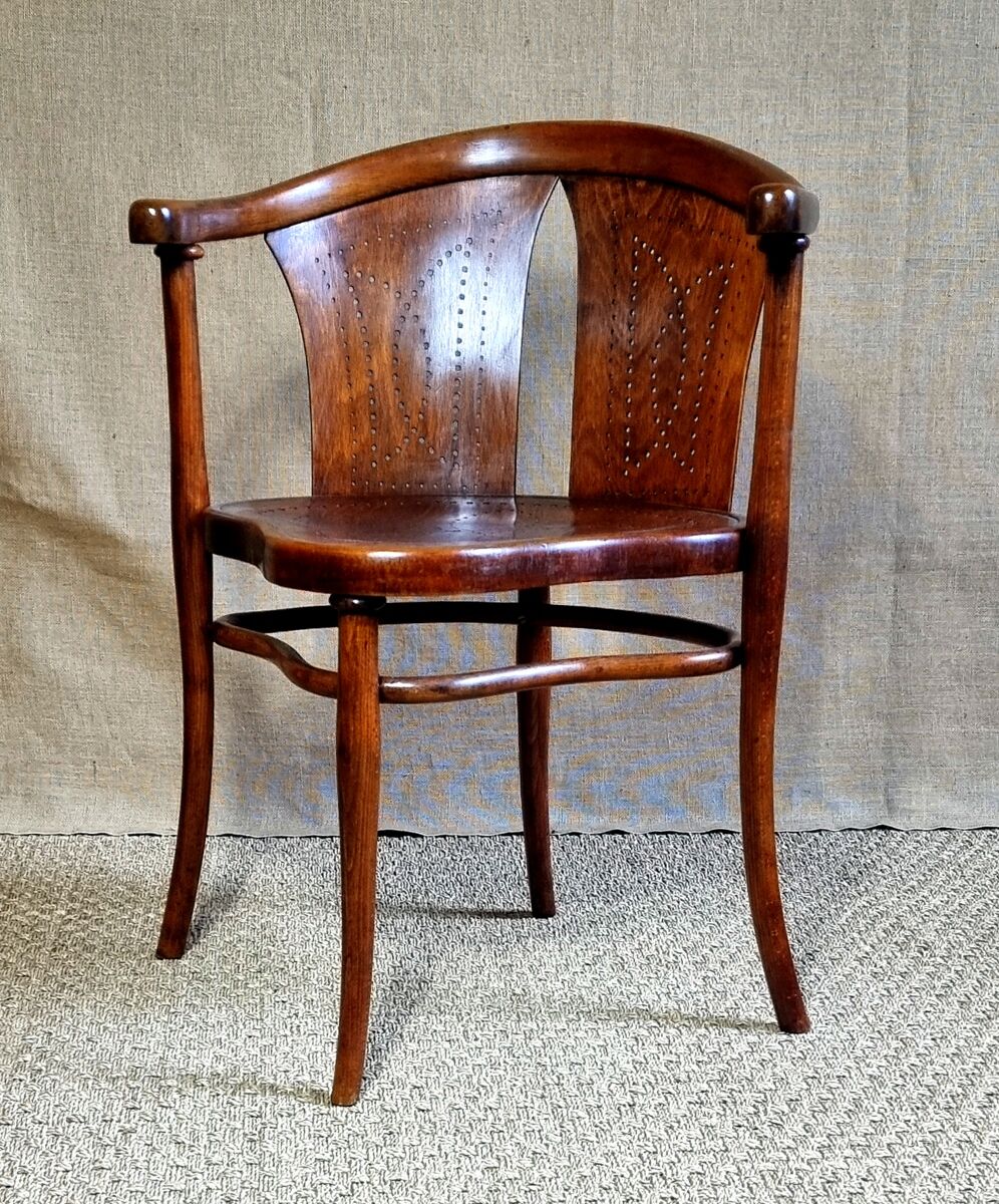 Fauteuil de bureau Thonet n°1 fin XIXe, début XXe