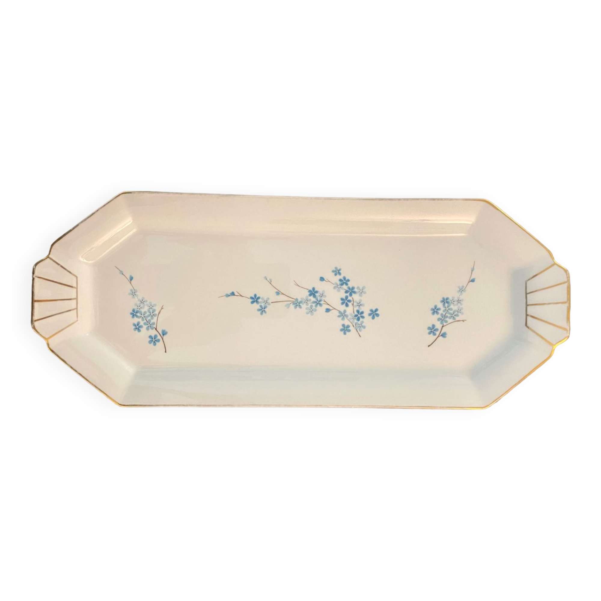 1 Louroux porcelain serving dish