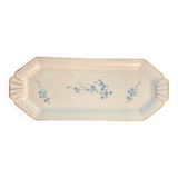 1 plat de service en porcelaine Lourioux