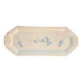 1 plat de service en porcelaine Lourioux