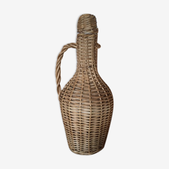 Wicker demijohn with cove