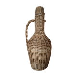 Wicker demijohn with handle
