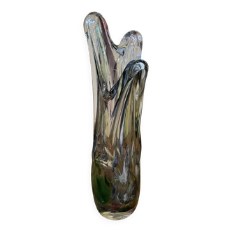 Vase en verre de bohème de Joseph Hospodska