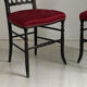 Paire de chaises Napoléon III en bois noirci