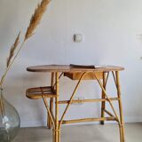 Vintage rattan desk