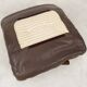Ligne Roset Marsala - fauteuil and ottman - brown leather