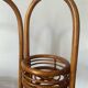 Rattan plant stand screen