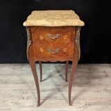 Pair of Louis XV Marquetry Bedside Tables
