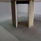 Travertine dining table, Italy 1960s