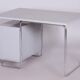 Bauhaus Lacquered Wood Writing Desk & Chair attributed to Hynek Gottwald, 1930s, Set of 2